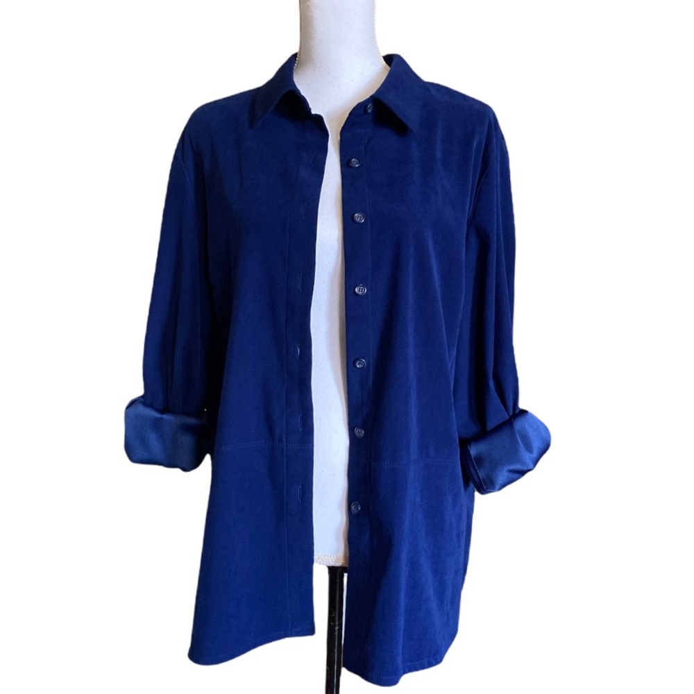Talbots Button Front Shirt Sz. L - Picture 3 of 6